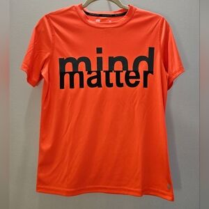 Xersion Orange 'Mind Over Matter' Kids Tee